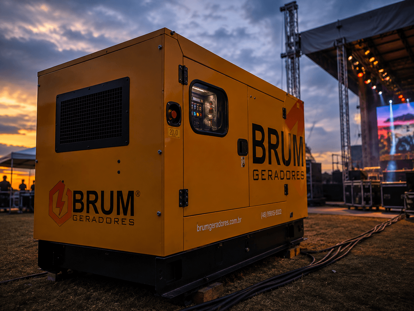 Gerador de 100 KVA da Brum Geradores
